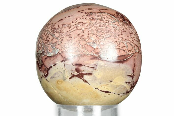 Polished Saharan Desert Jasper Sphere - Morocco #326915